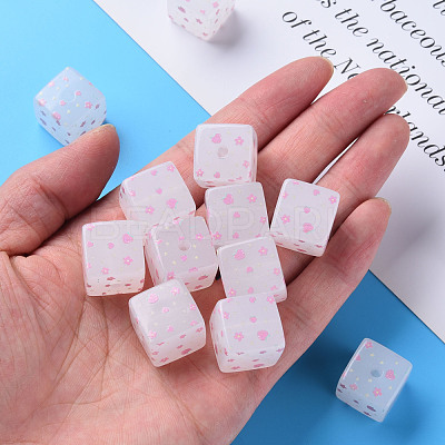 Printed Acrylic Beads MACR-S374-11C-03-1