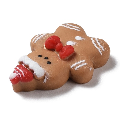 Christmas Theme Opaque Resin Cabochons RESI-Q217-03J-1