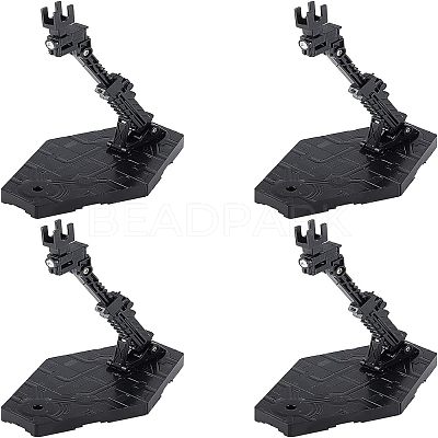 Plastic Assembled Action Figure Display Holders ODIS-WH0248-148-1