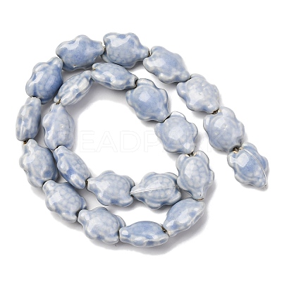 Handmade Porcelain Beads Strands LAMP-G140-02N-1