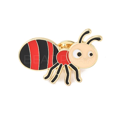 Ant Enamel Pins JEWB-L022-03B-G-1