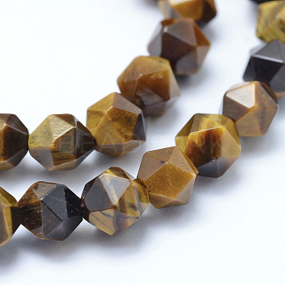 Natural Tiger Eye Beads Strands G-F523-45-8mm-1