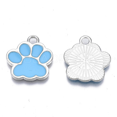 Alloy Enamel Pendants ENAM-T016-22P-E-RS-1