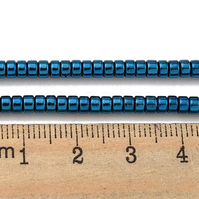 Electroplated Synthetic Non-magnetic Hematite Beads Strands G-K361-A03-01-1