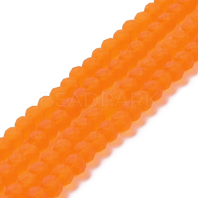 Transparent Glass Beads Strands EGLA-A044-T1mm-MD25-1