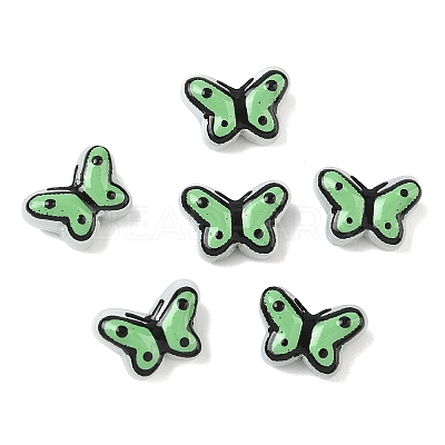 Transparent Glass Enamel Beads LAMP-C023-03D-1