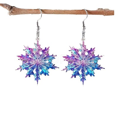 Acrylic Dangle Earrings FS-WG809FC-01-1