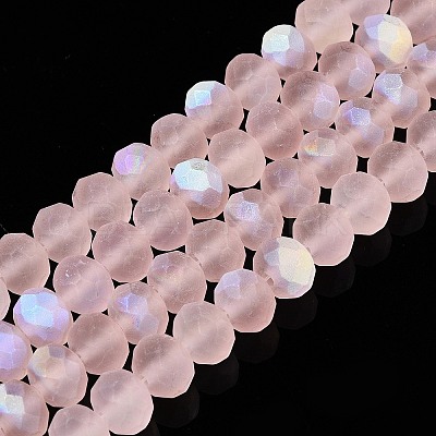 Transparent Glass Beads Strands LS-EGLA-A044-T8mm-MB22-1