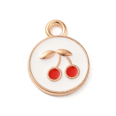Alloy Enamel Pendants ENAM-E064-25KCG-12-1