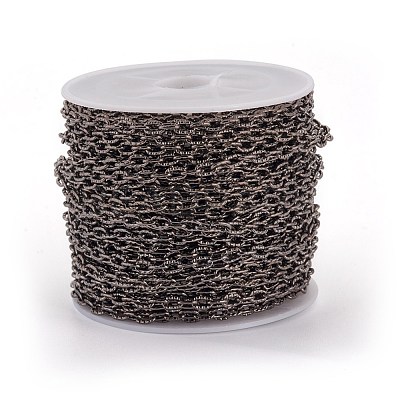 Iron Textured Cable Chains X-CHT104Y-B-1