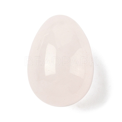 Natural Rose Quartz Egg Shape Display Decorations G-Z094-01A-1