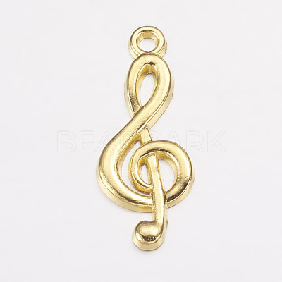 Treble Clef Pendants TIBEP-R315-G-LF-1