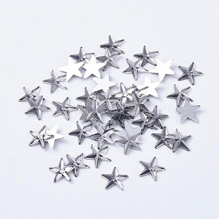 Acrylic Rhinestone Flat Back Cabochons RSB385-47-1