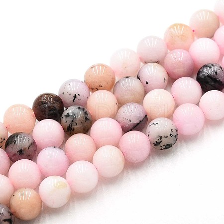 Natural Quartz Beads Strands G-N355-8mm-52-1
