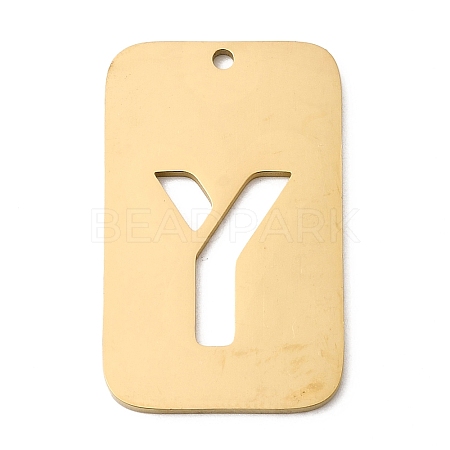304 Stainless Steel Pendants STAS-D200-01Y-G-1