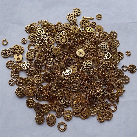 Zinc Alloy  Open Back Bezel Cabochons PALLOY-WH0072-82AG-RS-1