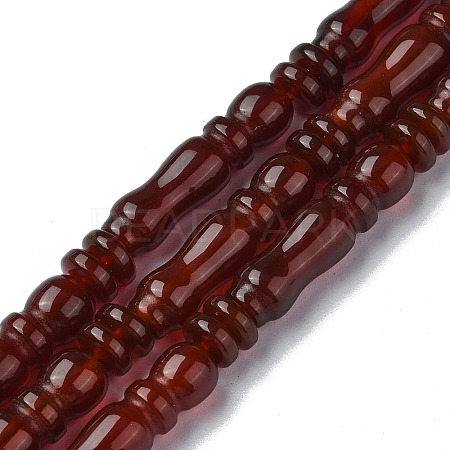 Natural Carnelian(Dyed & Heated) Beads Strands G-C135-B01-01-1