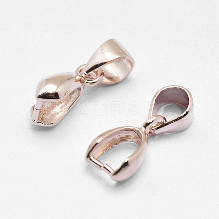 925 Sterling Silver Pendant Bails STER-E050-04RG-1