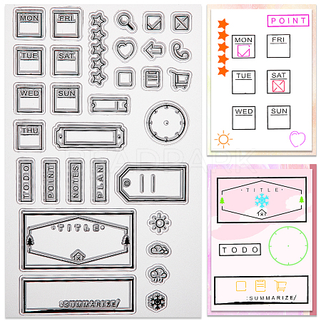 Clear Silicone Stamps DIY-WH0504-52A-1