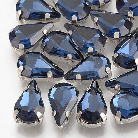 Sew on Rhinestone RGLA-T035-8x13mm-14-1