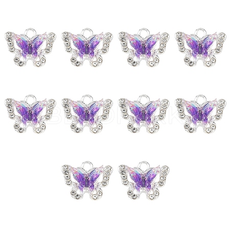 10Pcs Alloy Pendants FIND-YW0009-29F-1