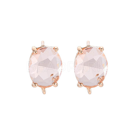 Brass Stud Earring Findings KK-S364-163H-1