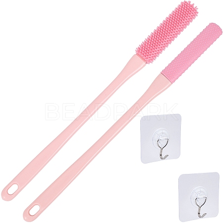 2Pcs PP Plastic Clean Brushes AJEW-CN0004-14A-1