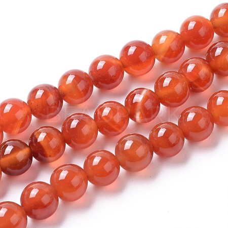 Natural Agate Beads Strands G-I261-B04-8mm-1