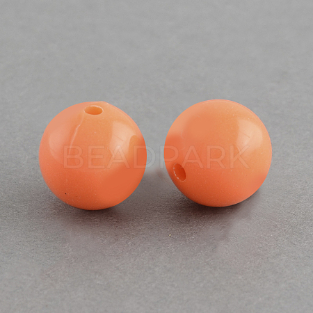 Chunky Bubblegum Round Acrylic Beads X-SACR-S044-20mm-03-1