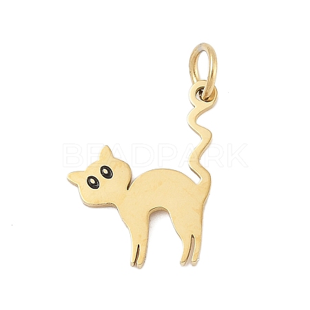 304 Stainless Steel Charms STAS-S177-05G-A-1