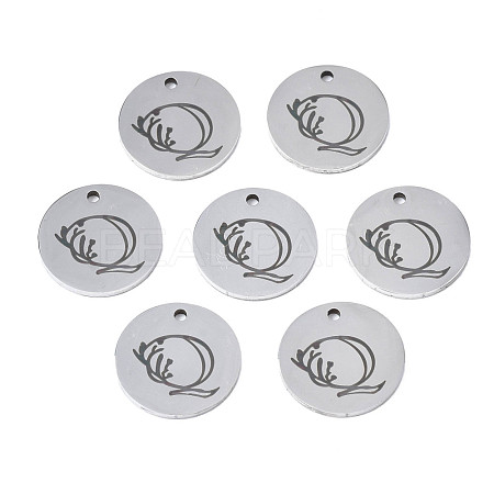 304 Stainless Steel Charms STAS-T059-26P-Q-1