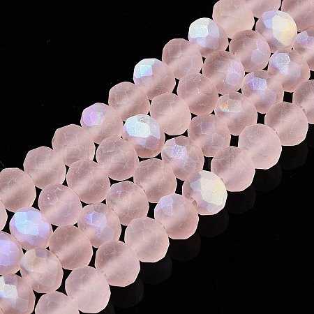 Transparent Glass Beads Strands LS-EGLA-A044-T8mm-MB22-1