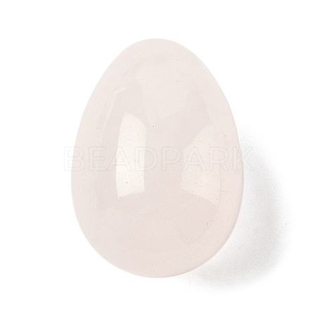 Natural Rose Quartz Egg Shape Display Decorations G-Z094-01A-1