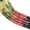 Cubic Zirconia Beads Strands ZIRC-P125-2x3mm-09-3