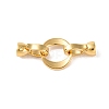 Brass Fold Over Clasps KK-U016-24G-1