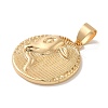 Real 18K Gold Plated Zodiac Theme Brass Pendants KK-M273-04L-G-2