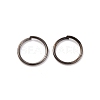 Brass Saw Cut Open Jump Rings KK-G514-01L-B-1