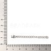 Rack Plating Brass Curb Chain Extender KK-Q807-12P-4