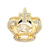 Brass Micro Pave Cubic Zirconia Pendants KK-L229-029G-1
