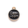 Alloy Enamel Pendants X-ENAM-S124-01B-08E-3