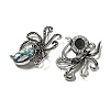 Natural Paua Shell/Abalone Shell Octopus Brooch FIND-Z032-03B-2
