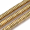 Electroplate Non-magnetic Synthetic Hematite Beads Strands G-T114-88B-G-1