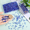 100G Opaque Colours Glass Round Bugle Beads SEED-SC0001-39D-3