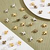 60Pcs 6 Colors Tibetan Style Alloy Beads TIBEB-HY0001-05-4