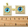 Golden Brass Pendants KK-L209-006G-03-3