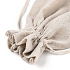 Cotton Cloth Packing Pouches Drawstring Bags ABAG-R011-20X30-01-2