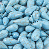 105Pcs 3 Styles Synthetic Turquoise Dyed Beads Strands G-TA0001-91A-2