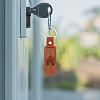 Rectangle Wood Blank Pendant Keychain FIND-WH0016-44-4