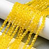Transparent Glass Beads Strands GLAA-F029-3mm-22-4