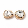 Faceted Glass Rhinestone Pendants GLAA-I051-B08-3
